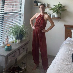 Orange Gypsy Jumpsuit